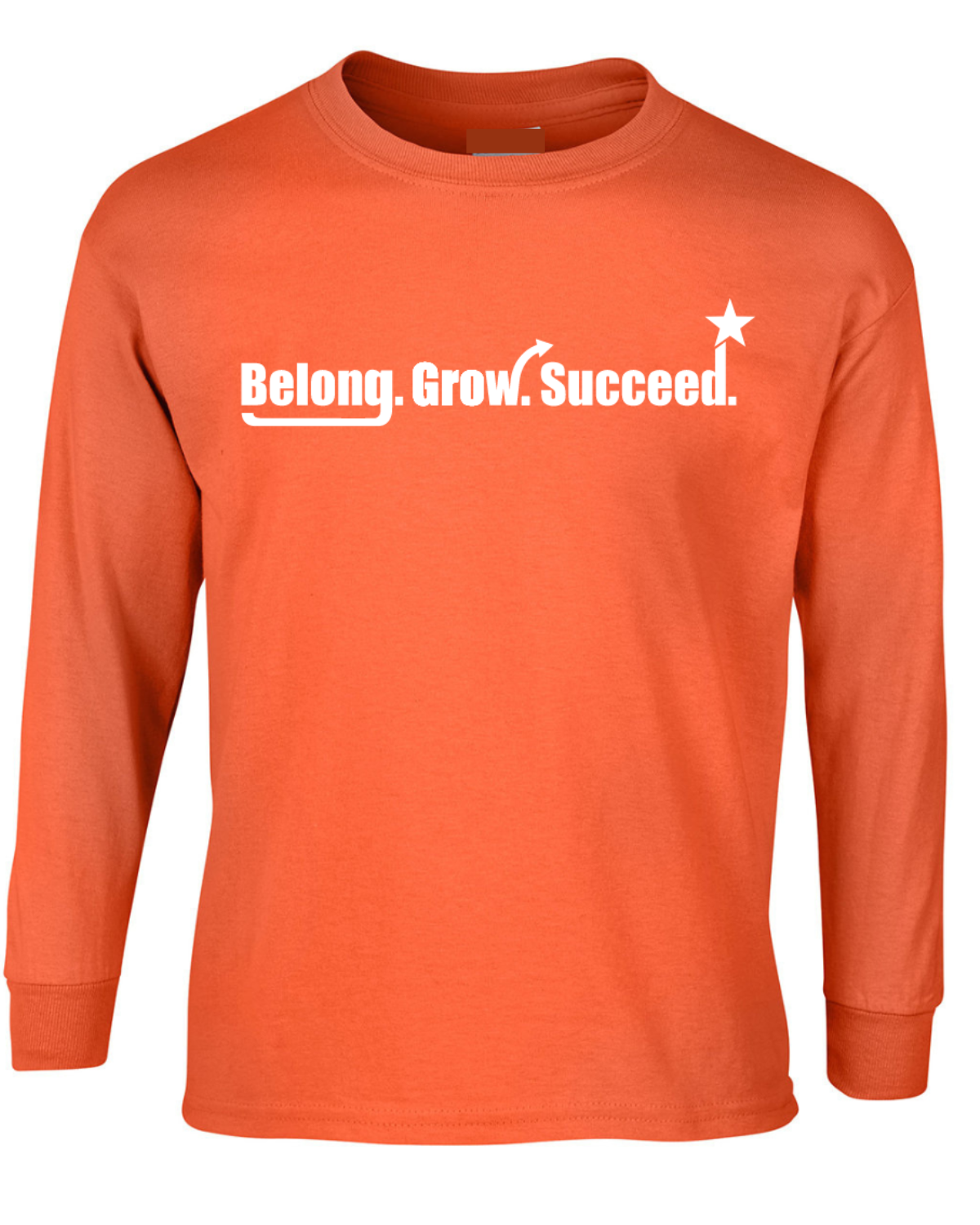 Belong. Grow. Succeed. Long Sleeve (Gildan)