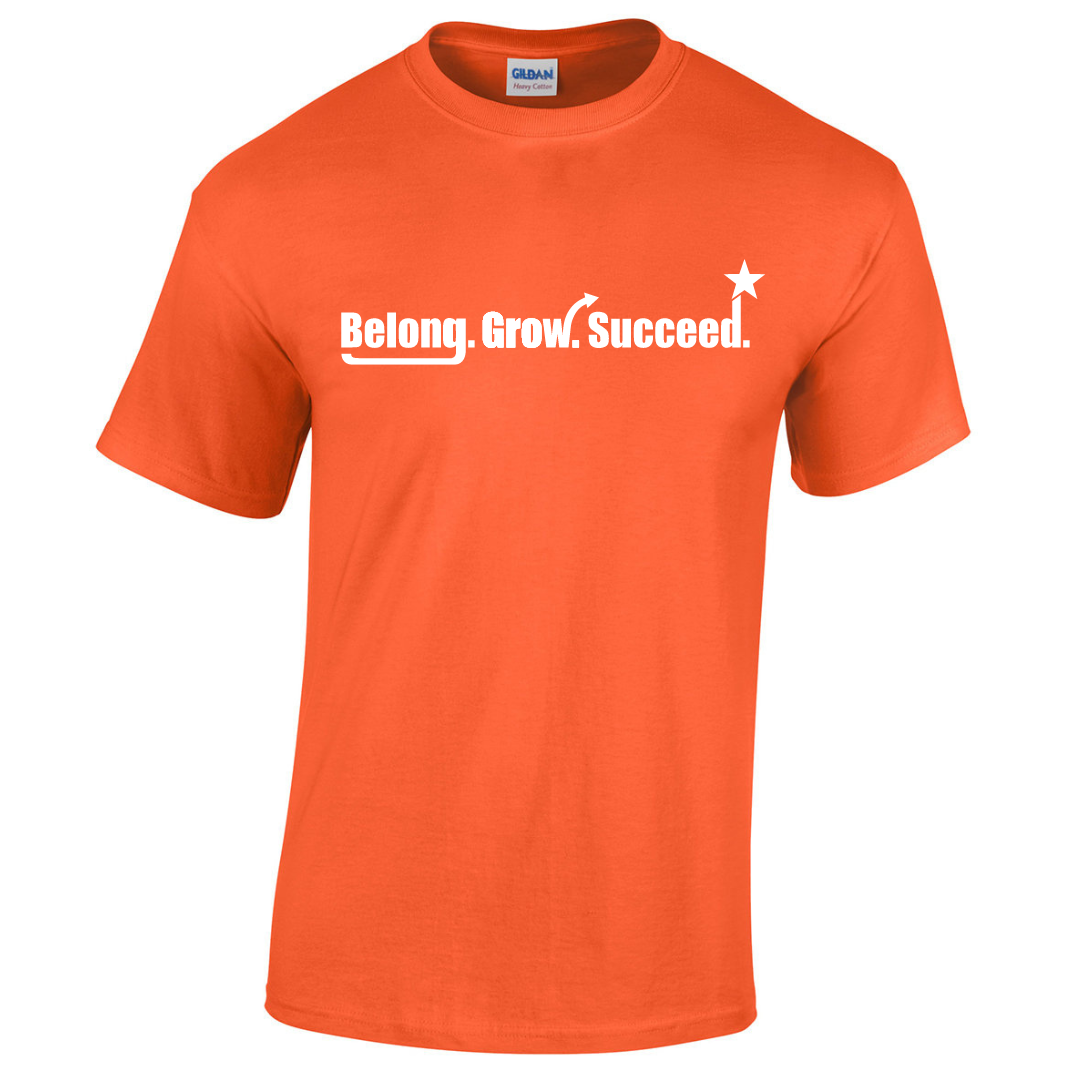 Belong. Grow. Succeed. Tee (Gildan)