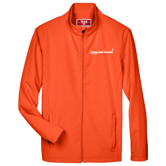 Belong. Grow. Succeed. Embroidered Soft Shell Jacket